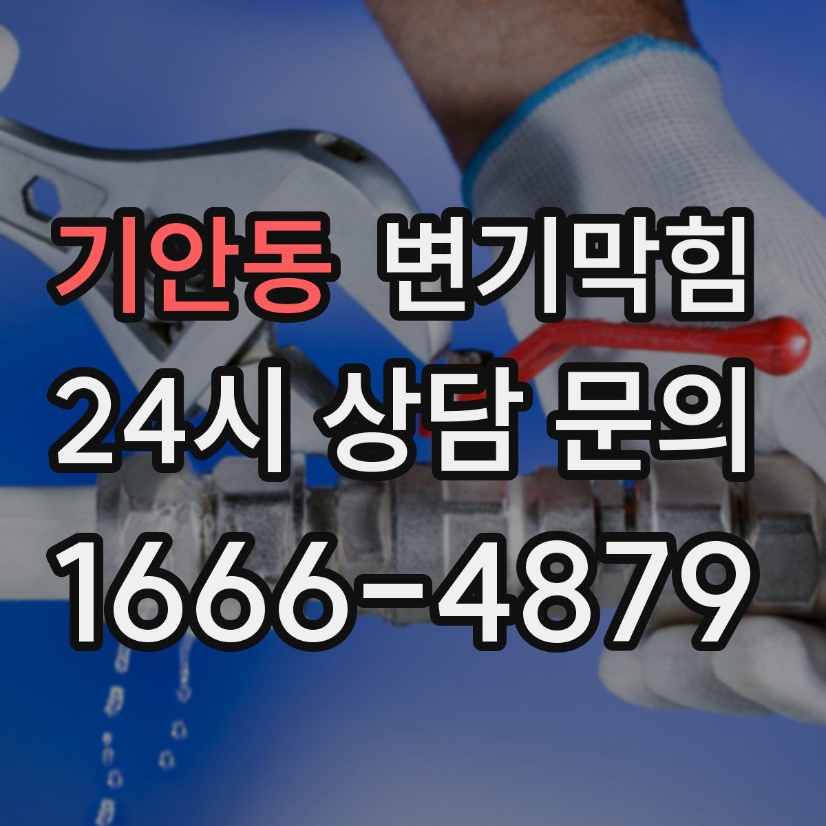 기안동 변기막힘