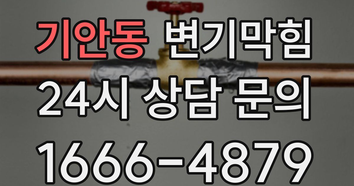 기안동 변기