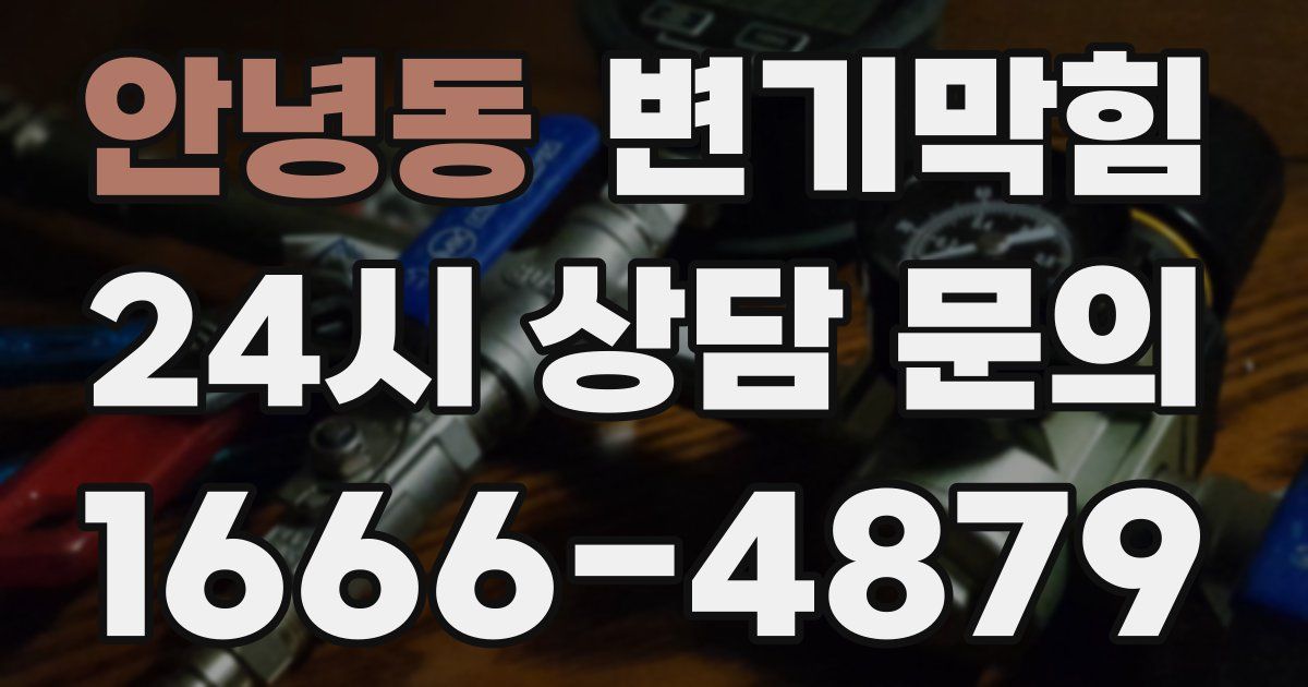 안녕동 변기