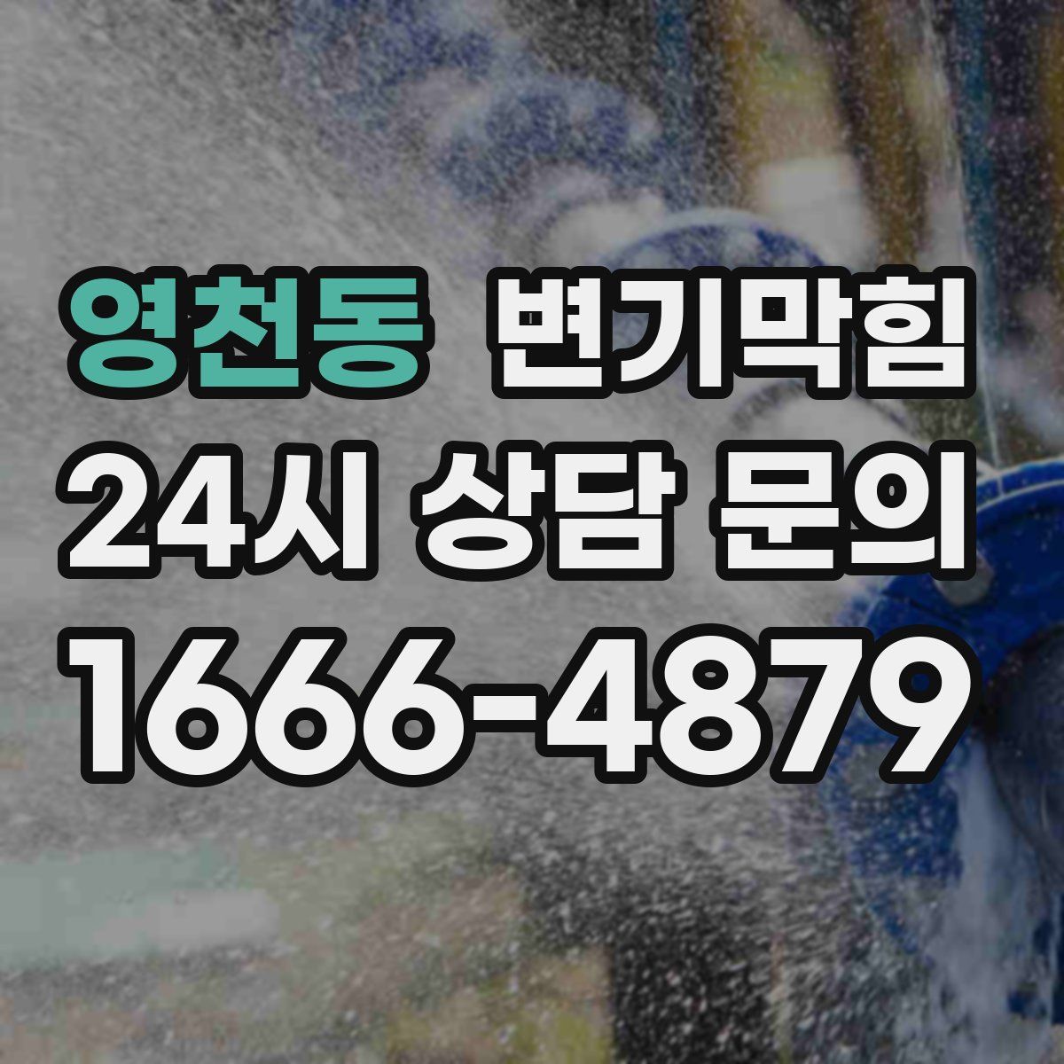 영천동 변기막힘