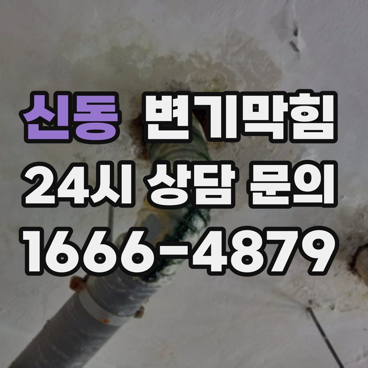 신동 변기막힘 사무실 배수구막힘 점심 전 퀵 솔루션