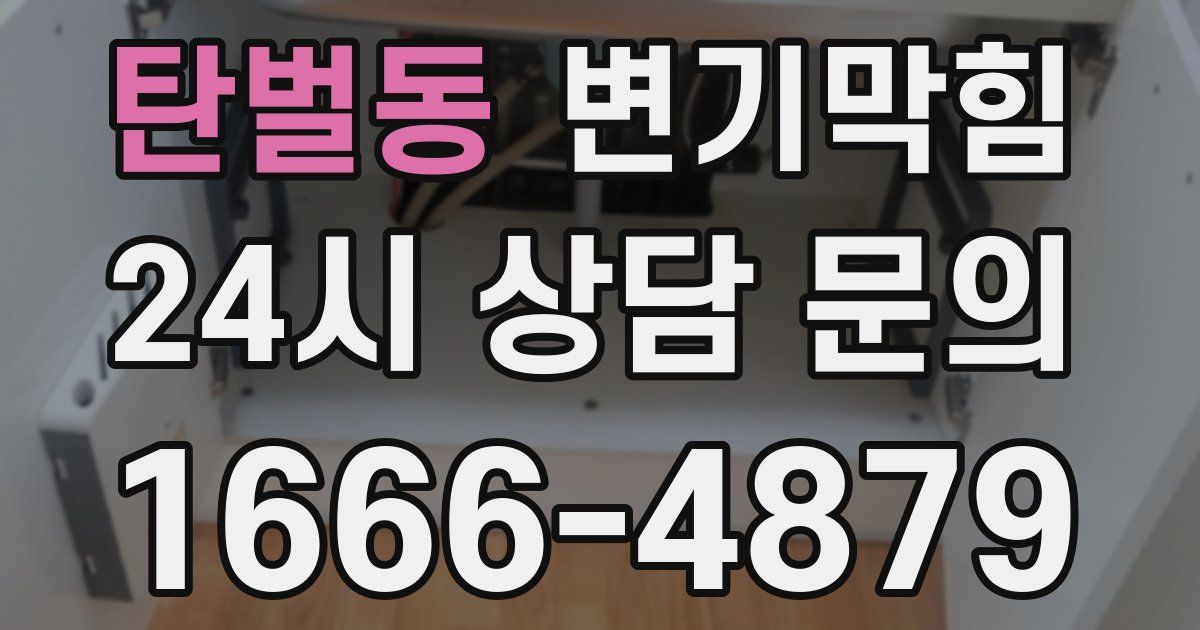 탄벌동 변기