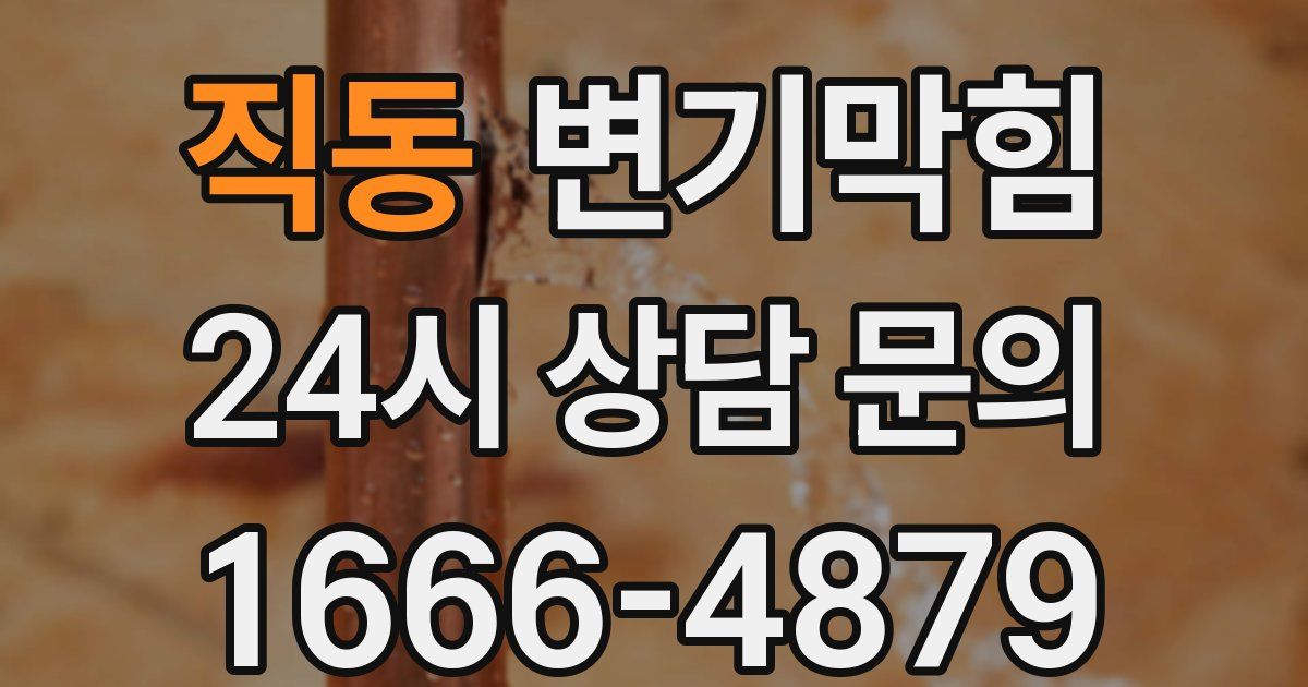 직동 변기