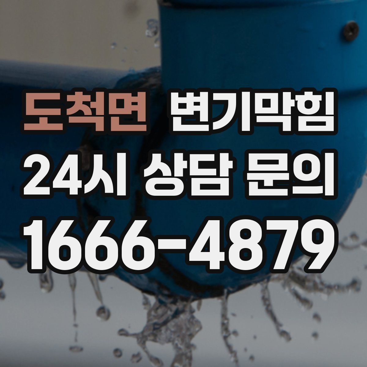 도척면 변기막힘