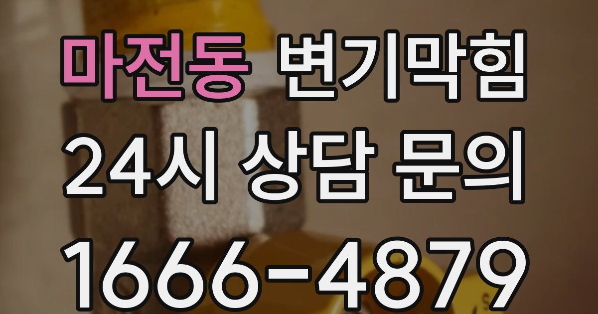 마전동 변기