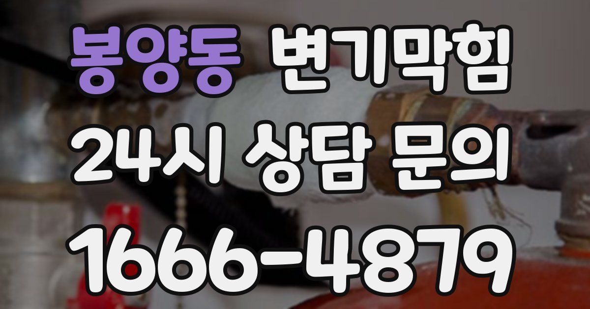 봉양동 변기