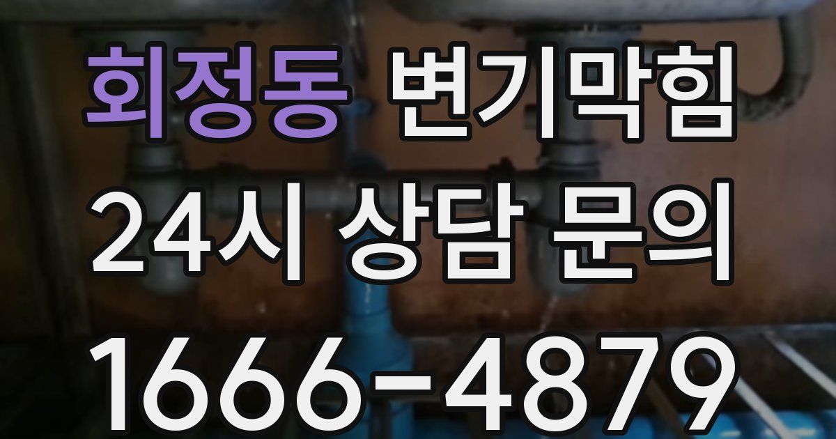 회정동 변기