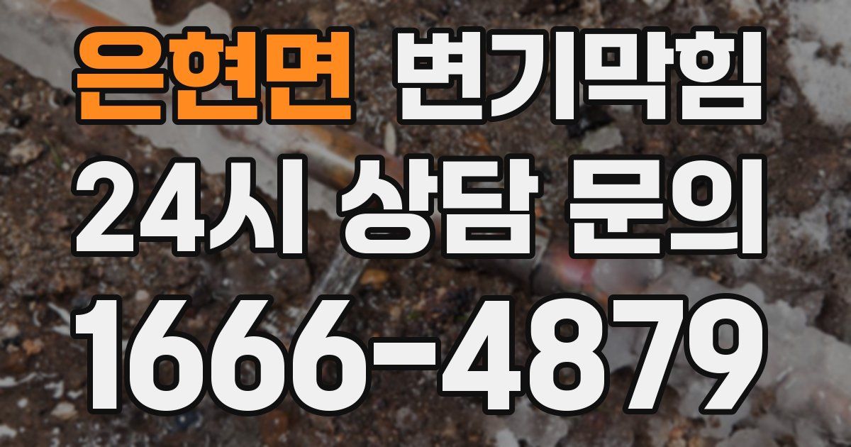 은현면 변기
