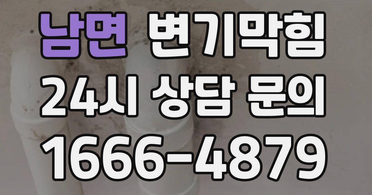 남면 변기