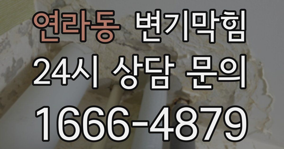 연라동 변기