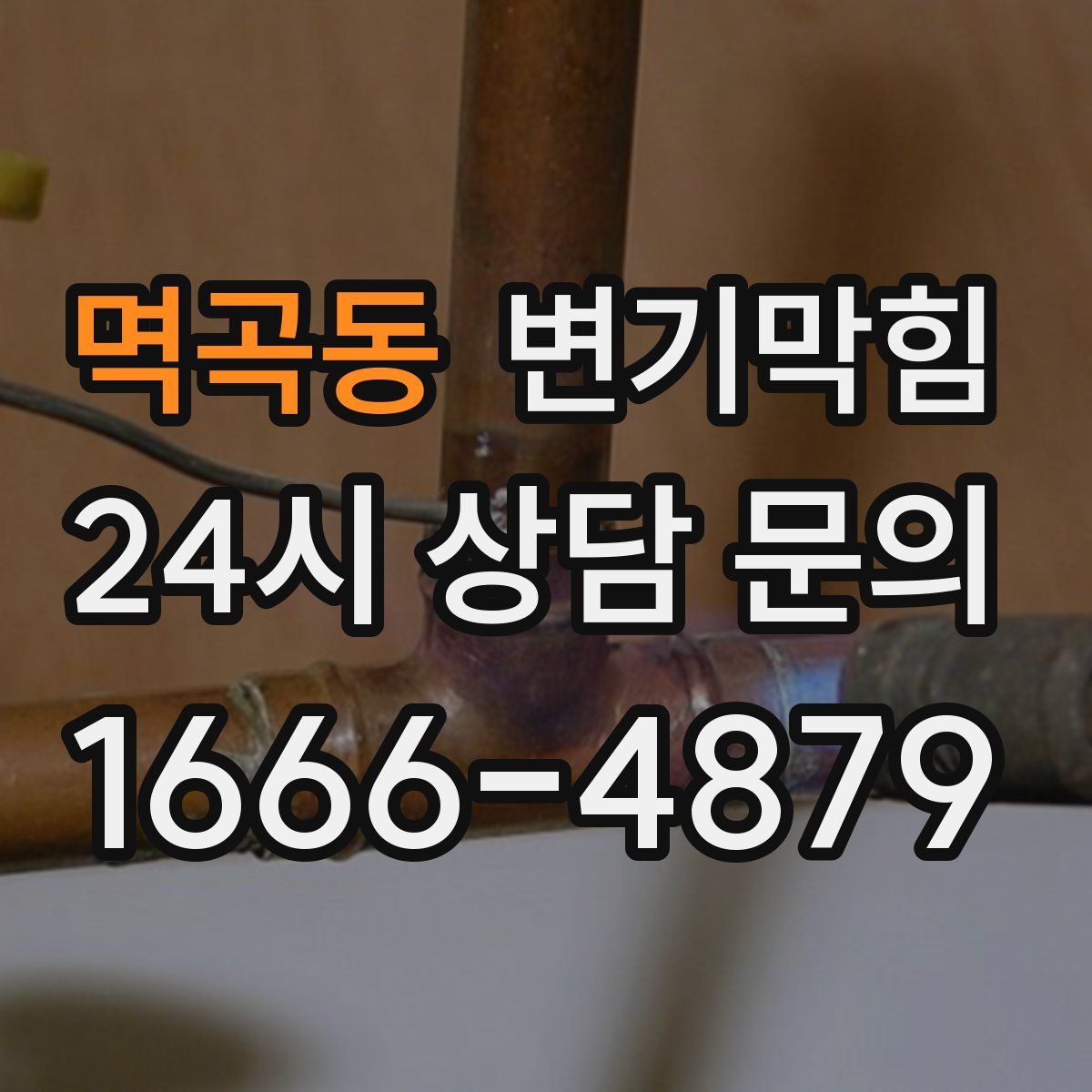 멱곡동 변기막힘