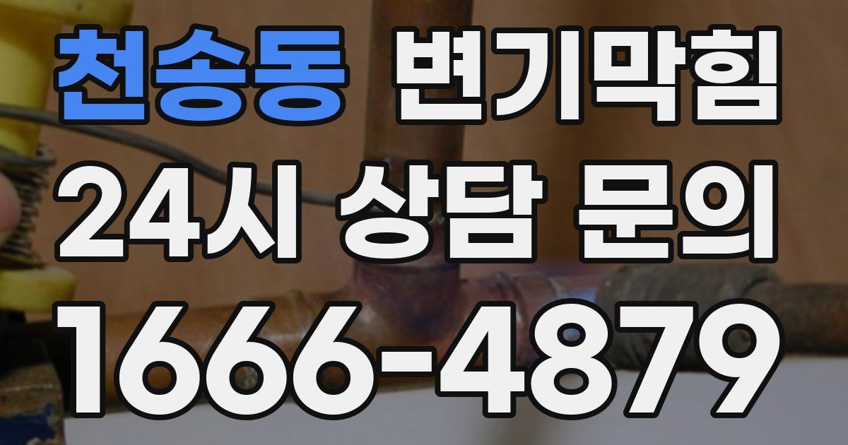 천송동 변기