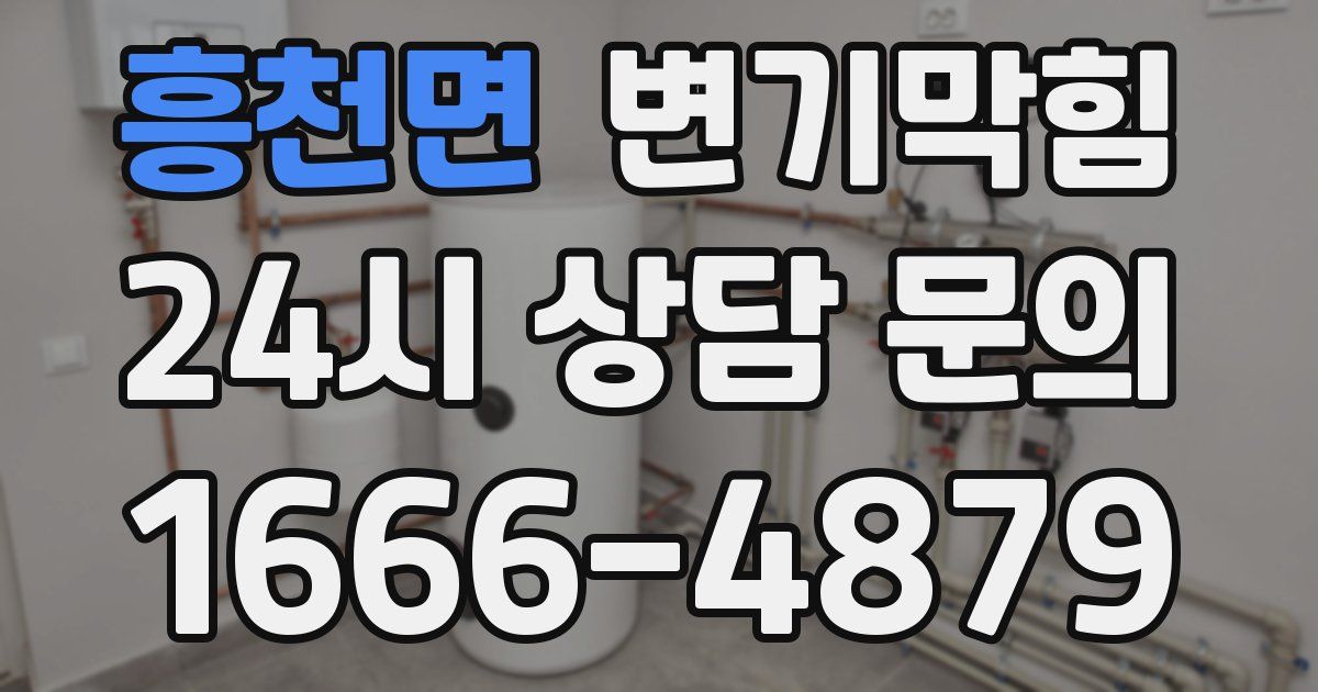 흥천면 변기