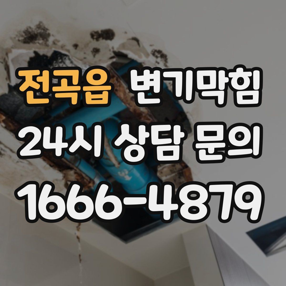 전곡읍 변기막힘 수봉 유지로 장마철 대비