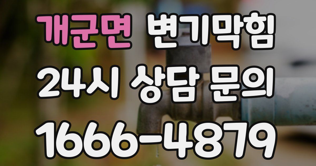 개군면 변기