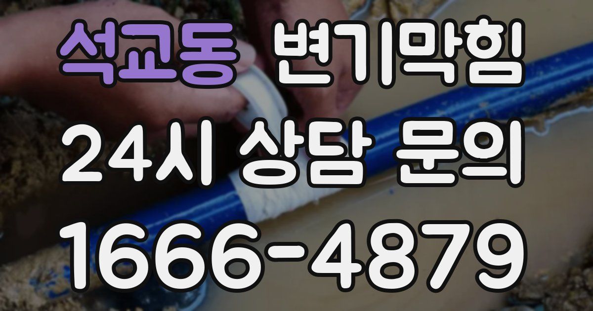 석교동 변기