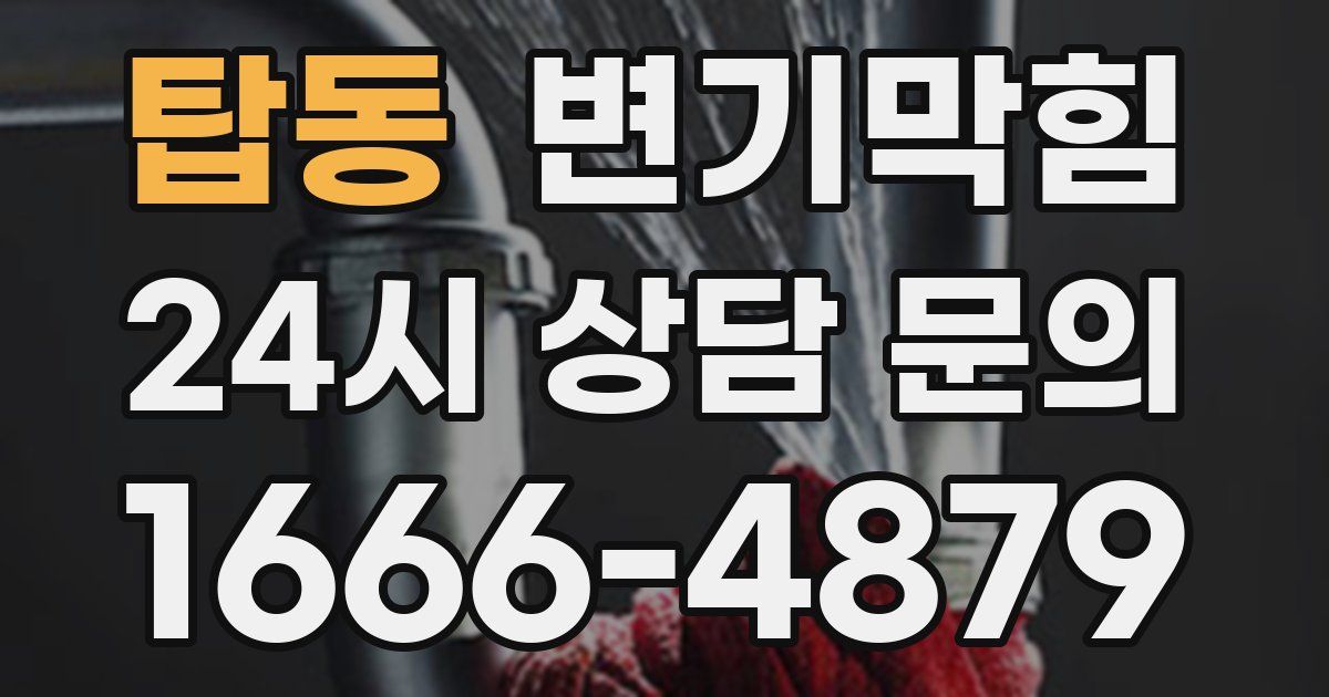 탑동 변기