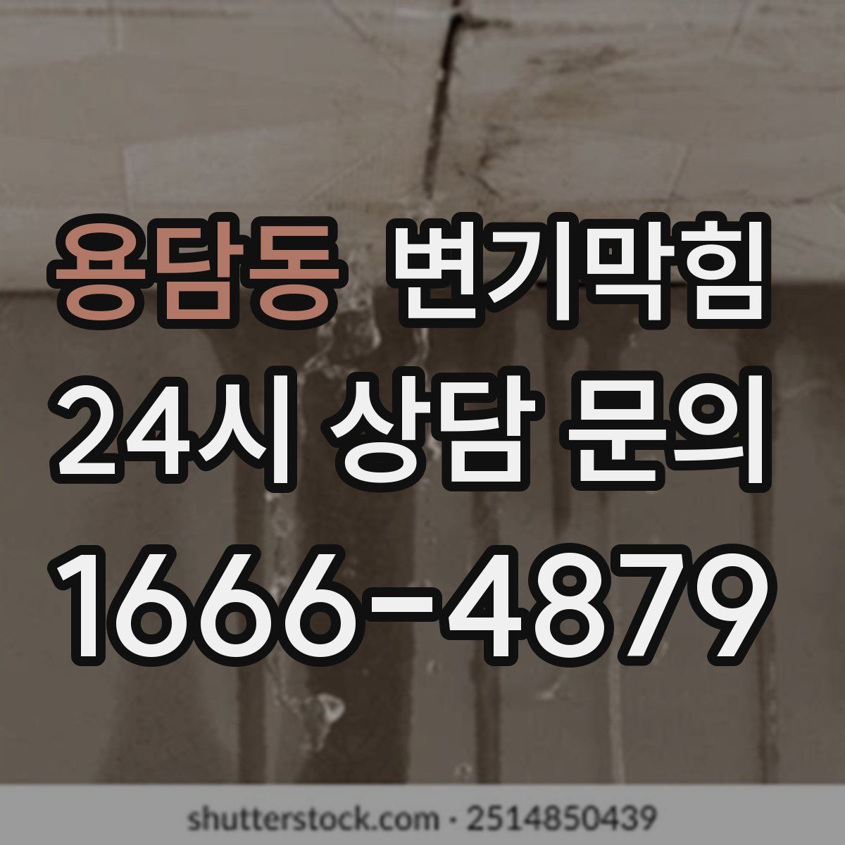 용담동 변기막힘