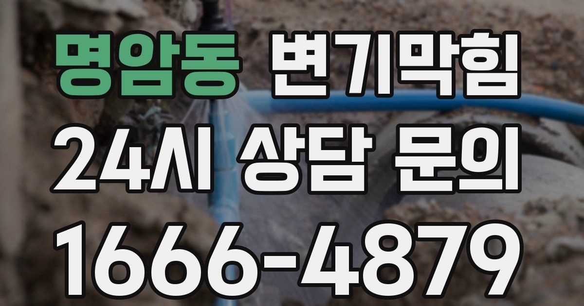 명암동 변기