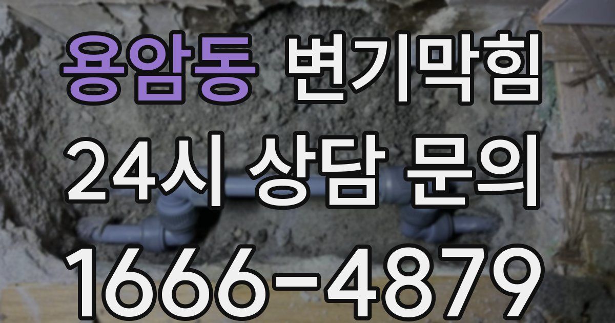 용암동 변기
