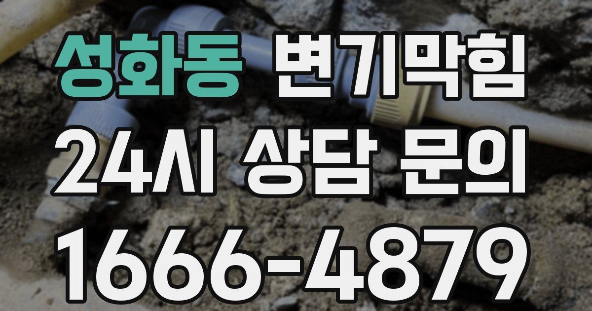 성화동 변기