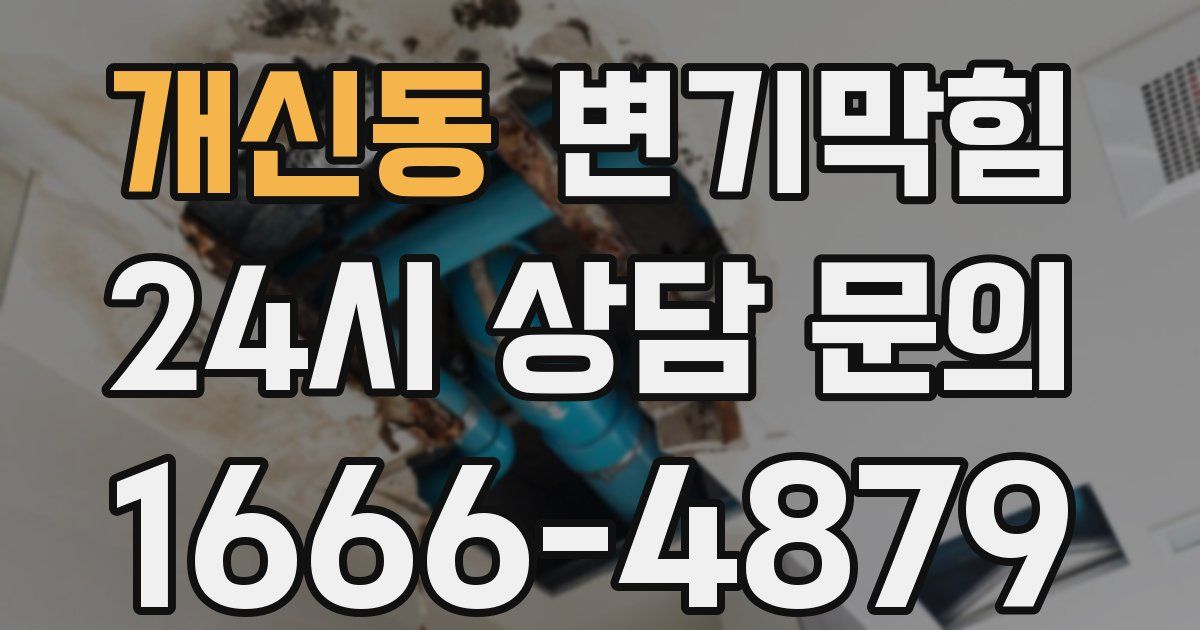 개신동 변기