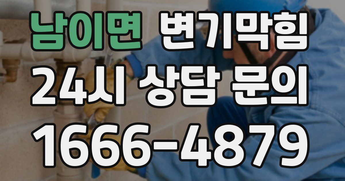 남이면 변기