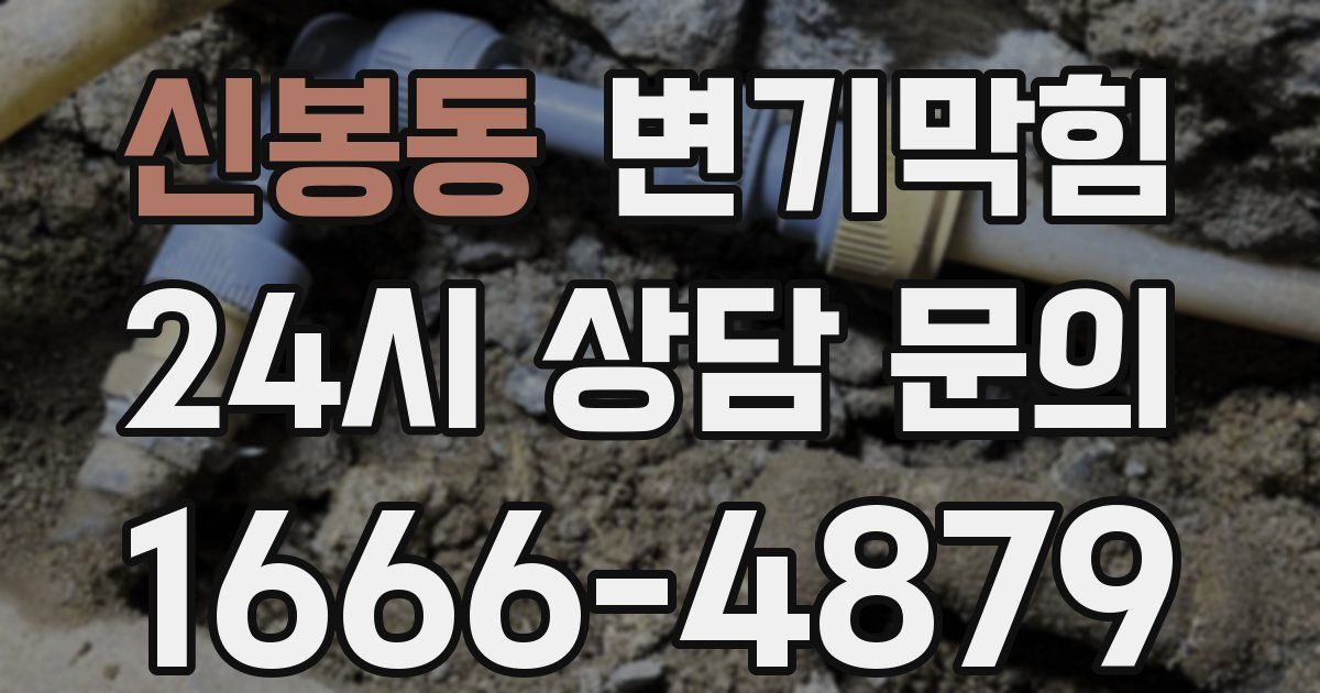 신봉동 변기