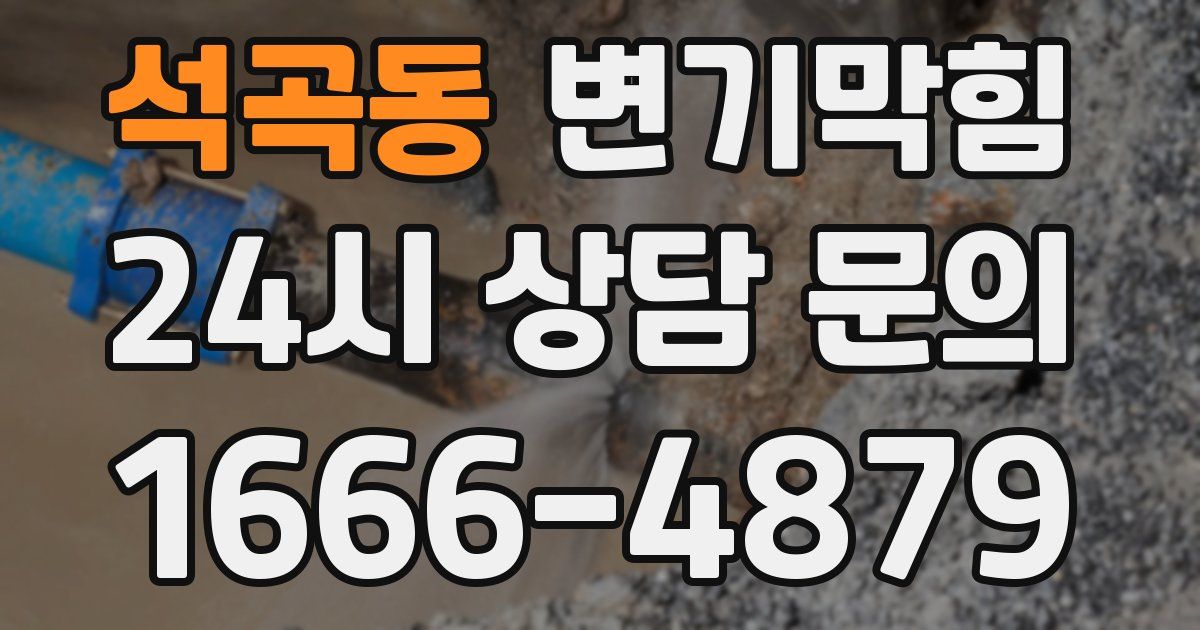 석곡동 변기