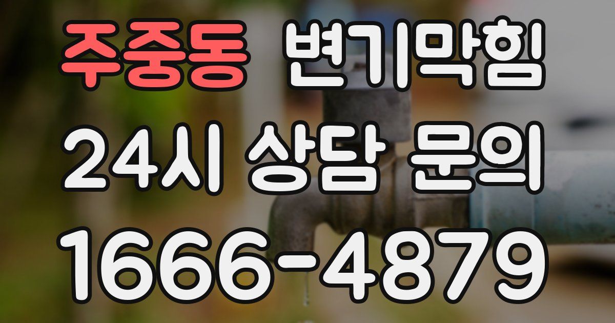 주중동 변기