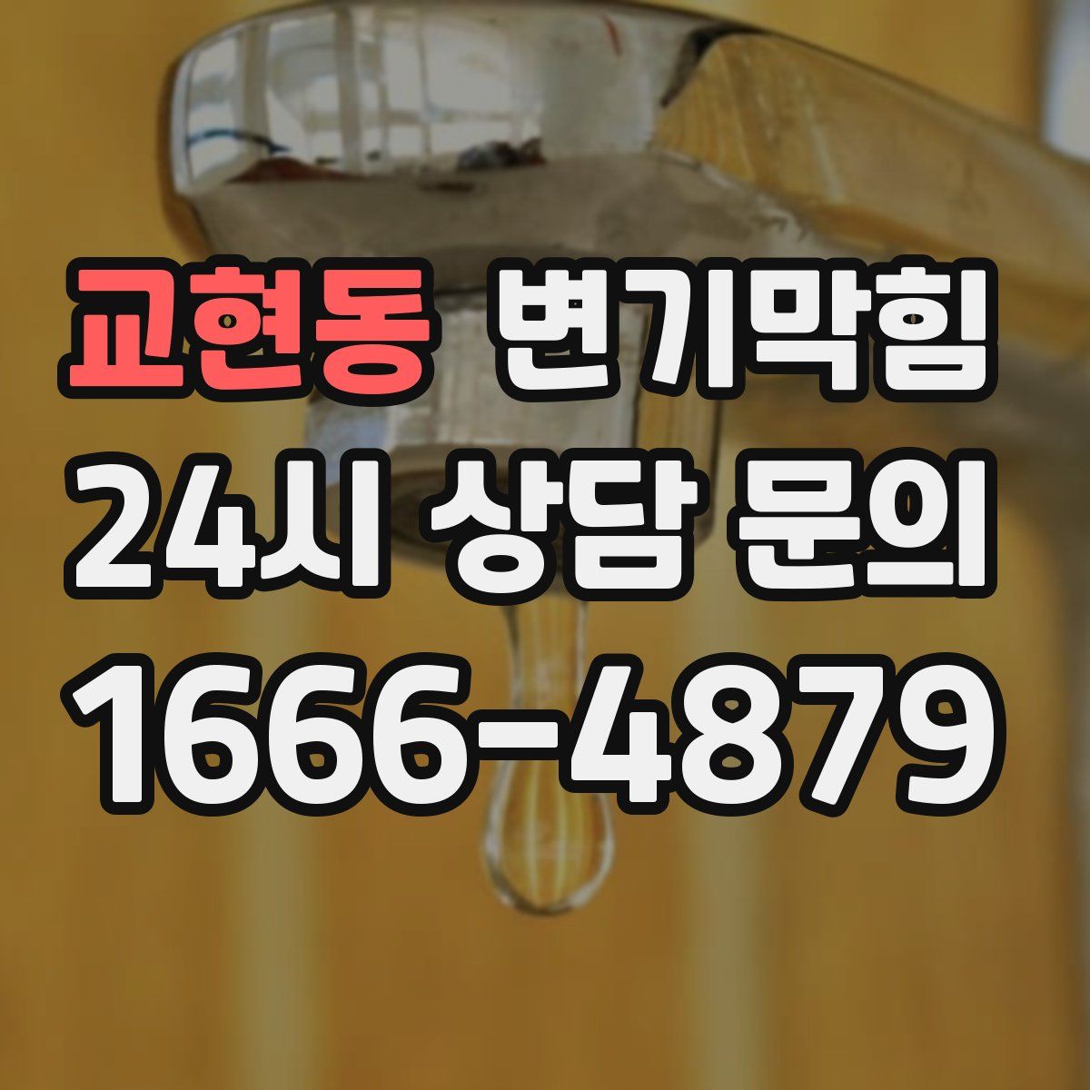 교현동 변기막힘