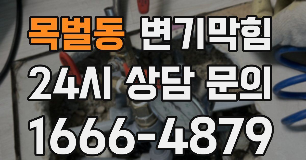 목벌동 변기