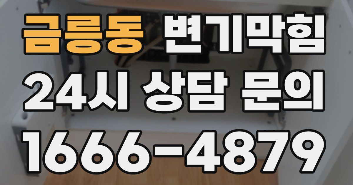 금릉동 변기