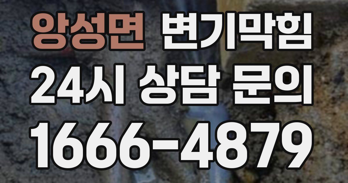 앙성면 변기