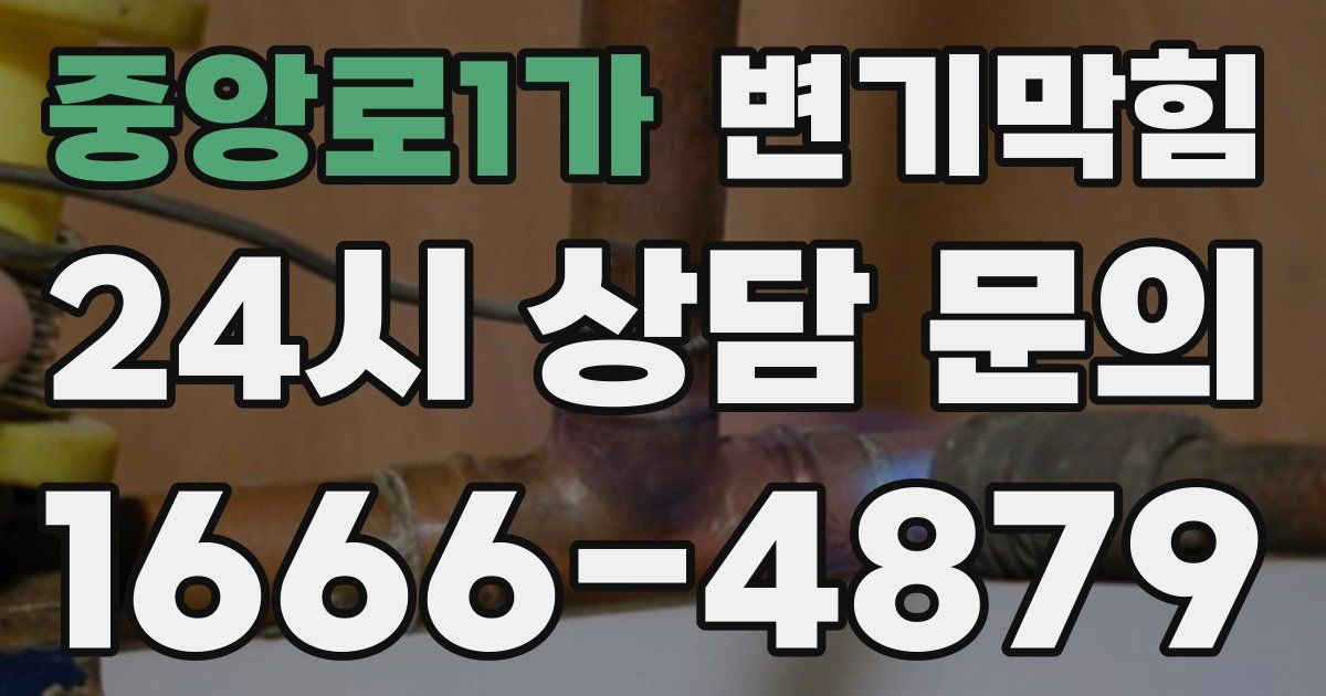 중앙로1가 변기