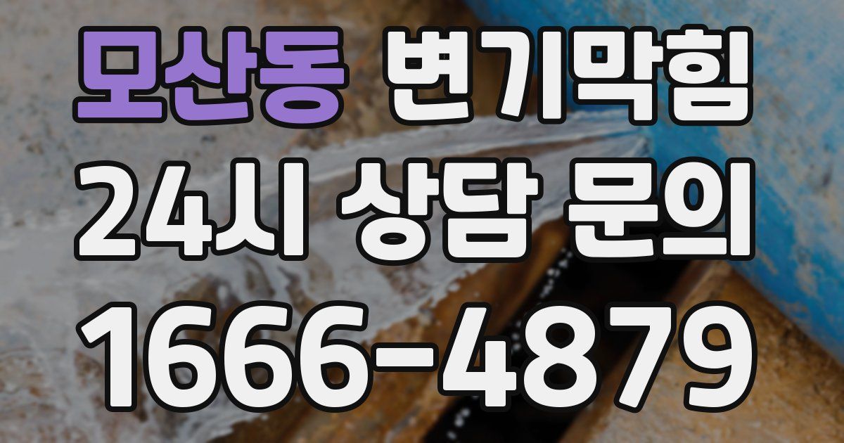 모산동 변기