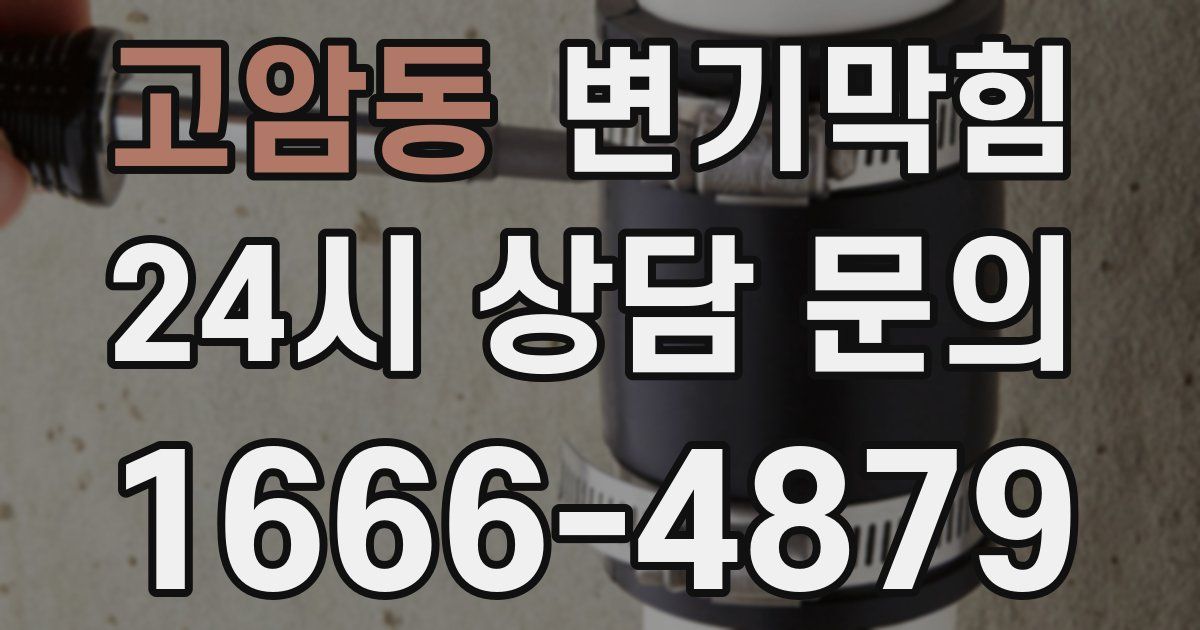 고암동 변기