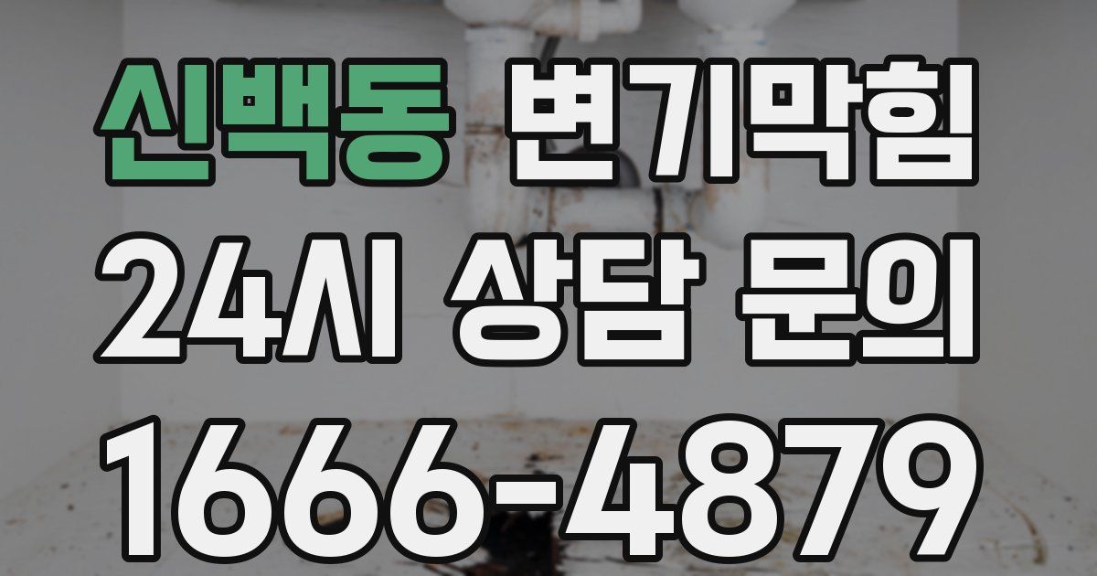 신백동 변기