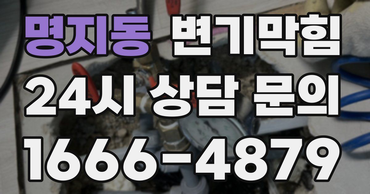 명지동 변기