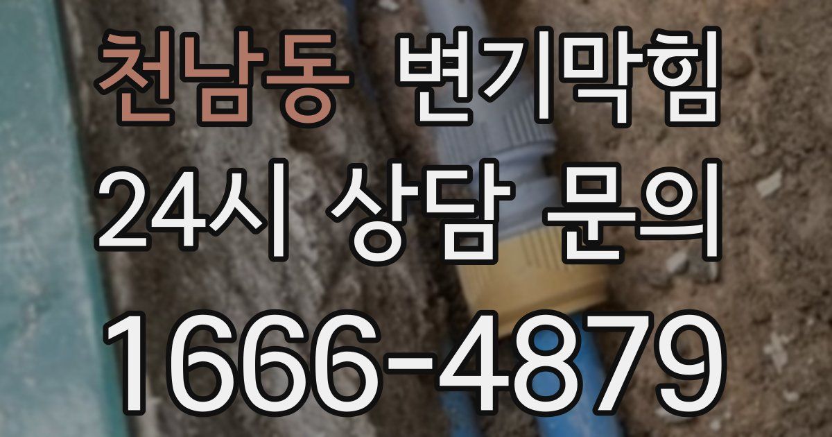 천남동 변기