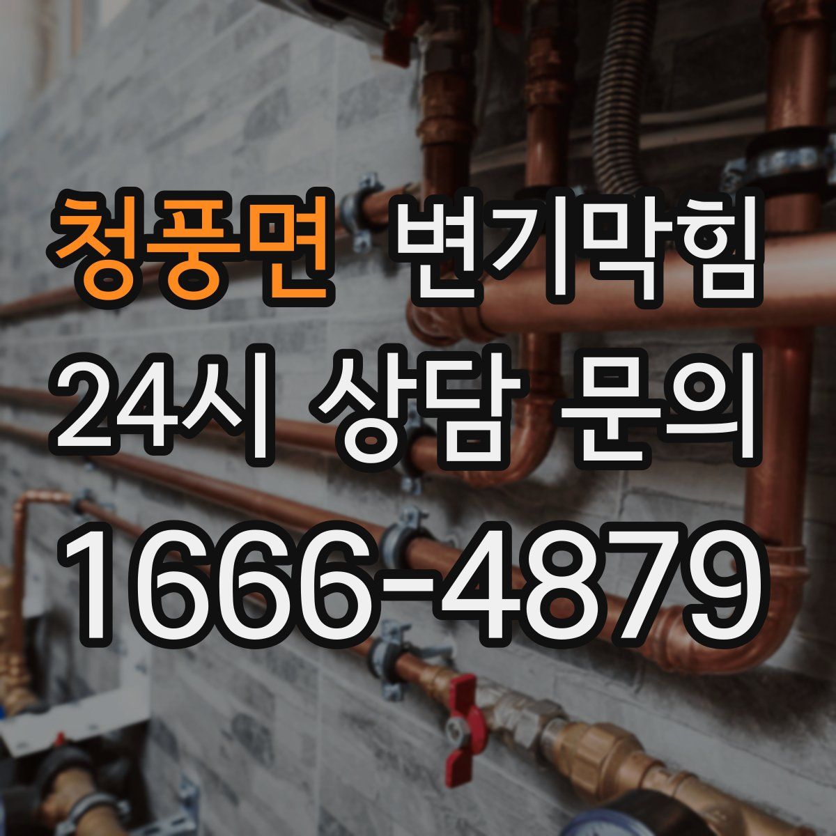 청풍면 변기막힘