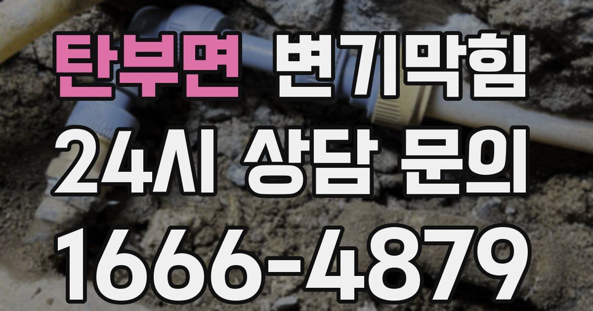 탄부면 변기