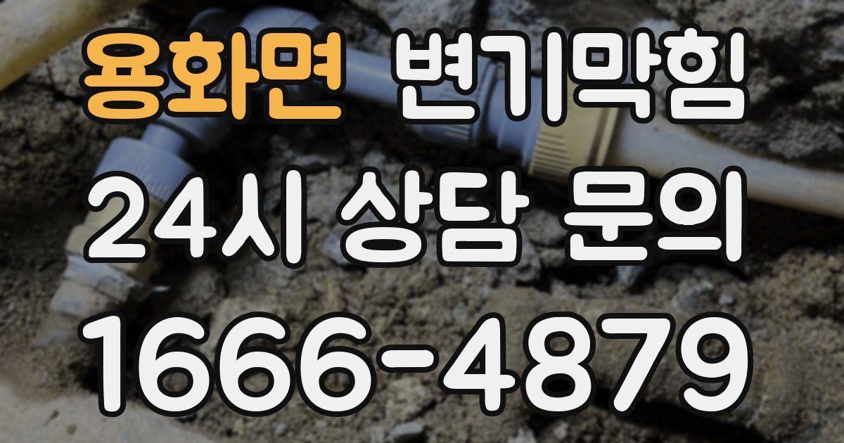 용화면 변기