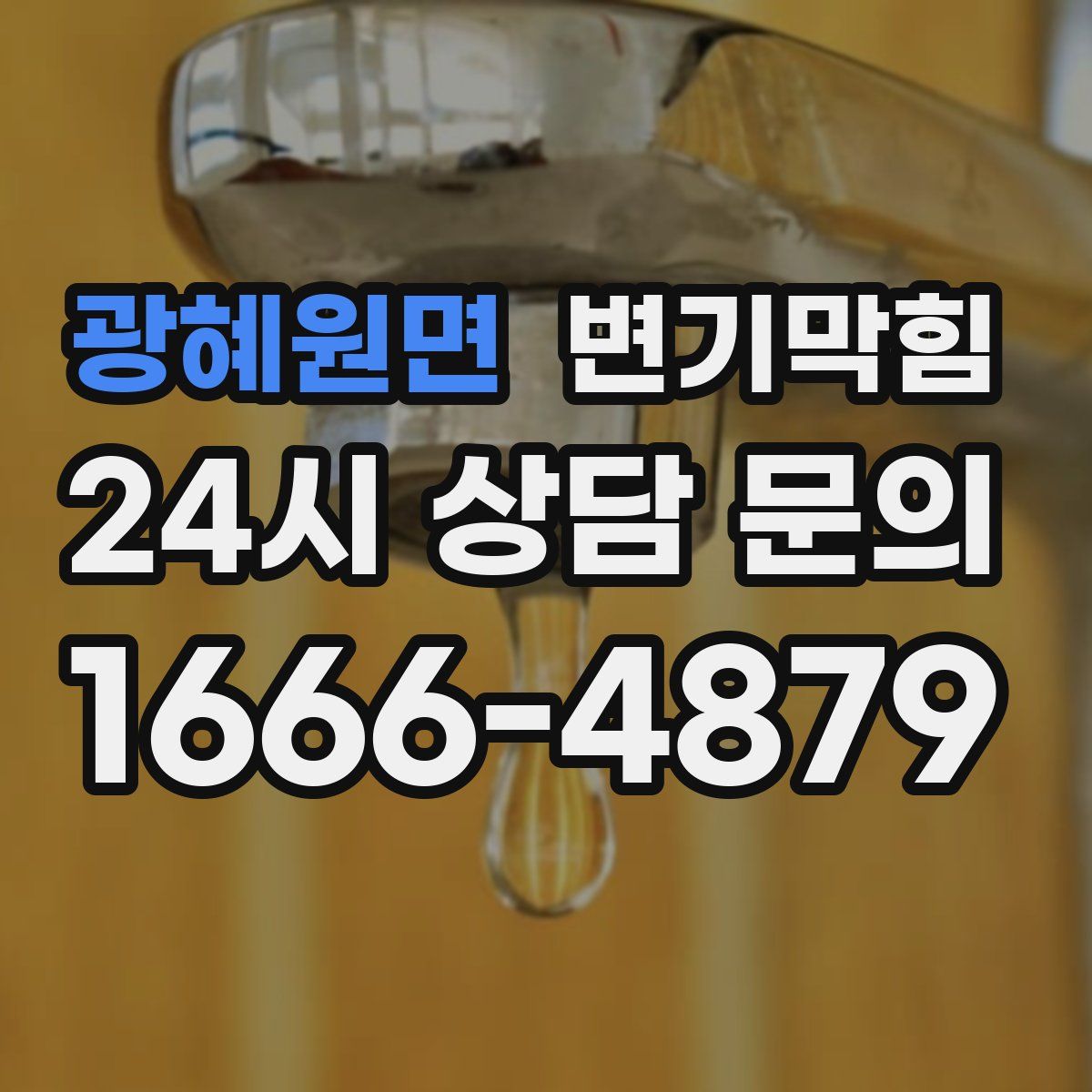 광혜원면 변기막힘