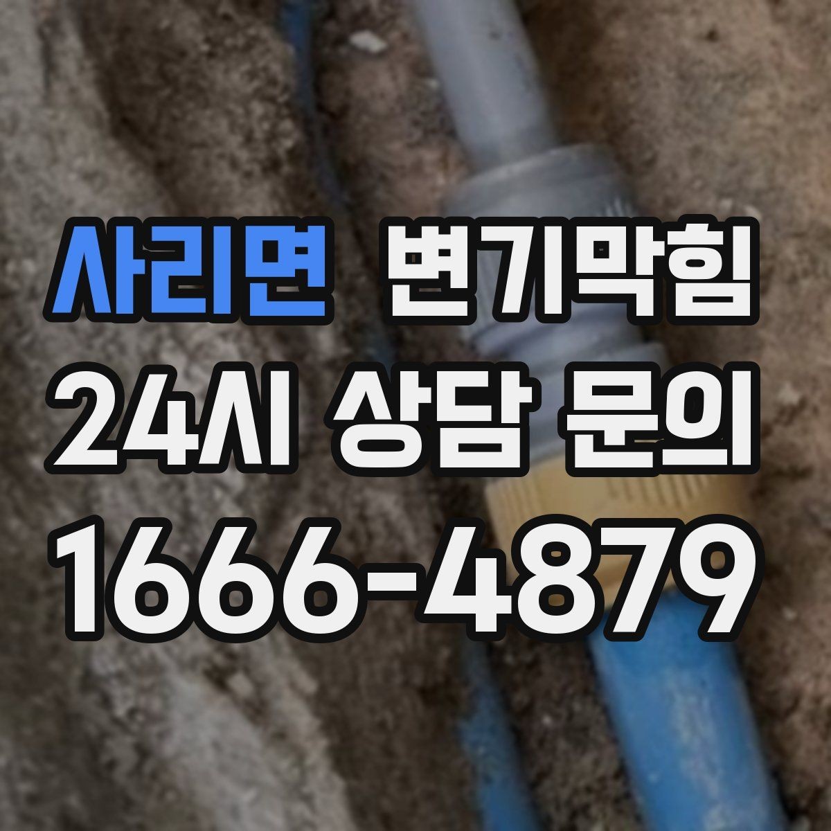 사리면 변기막힘 카페 화장실막힘 무향 소독으로 마감
