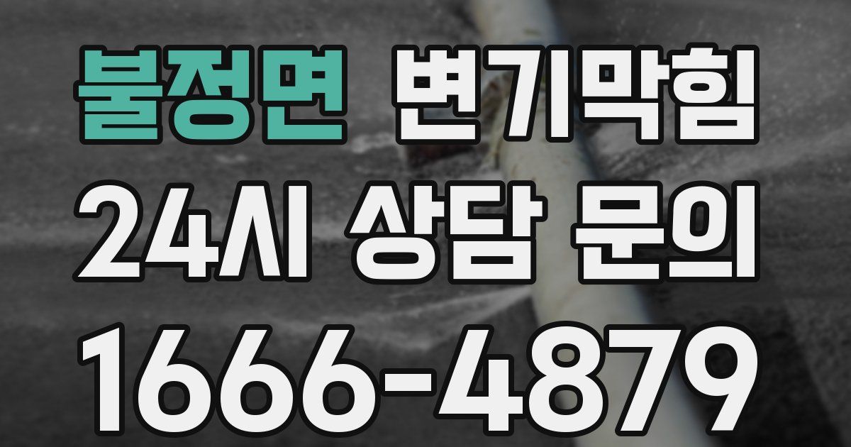 불정면 변기