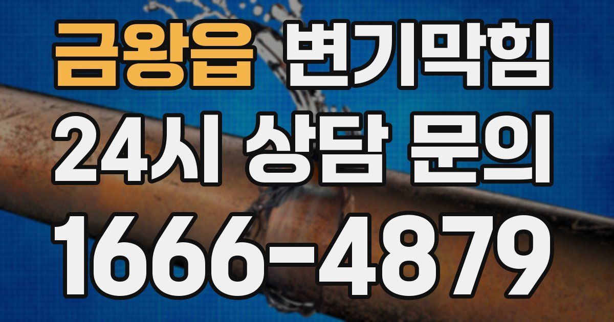 금왕읍 변기