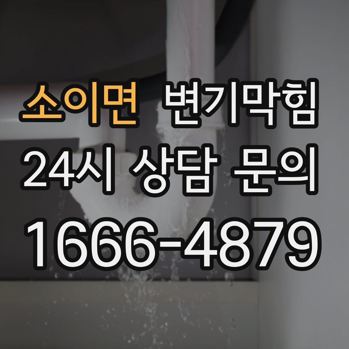 소이면 변기막힘