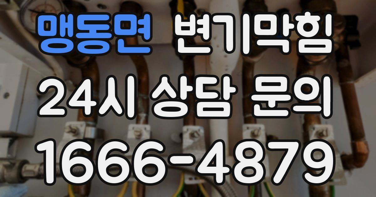 맹동면 변기