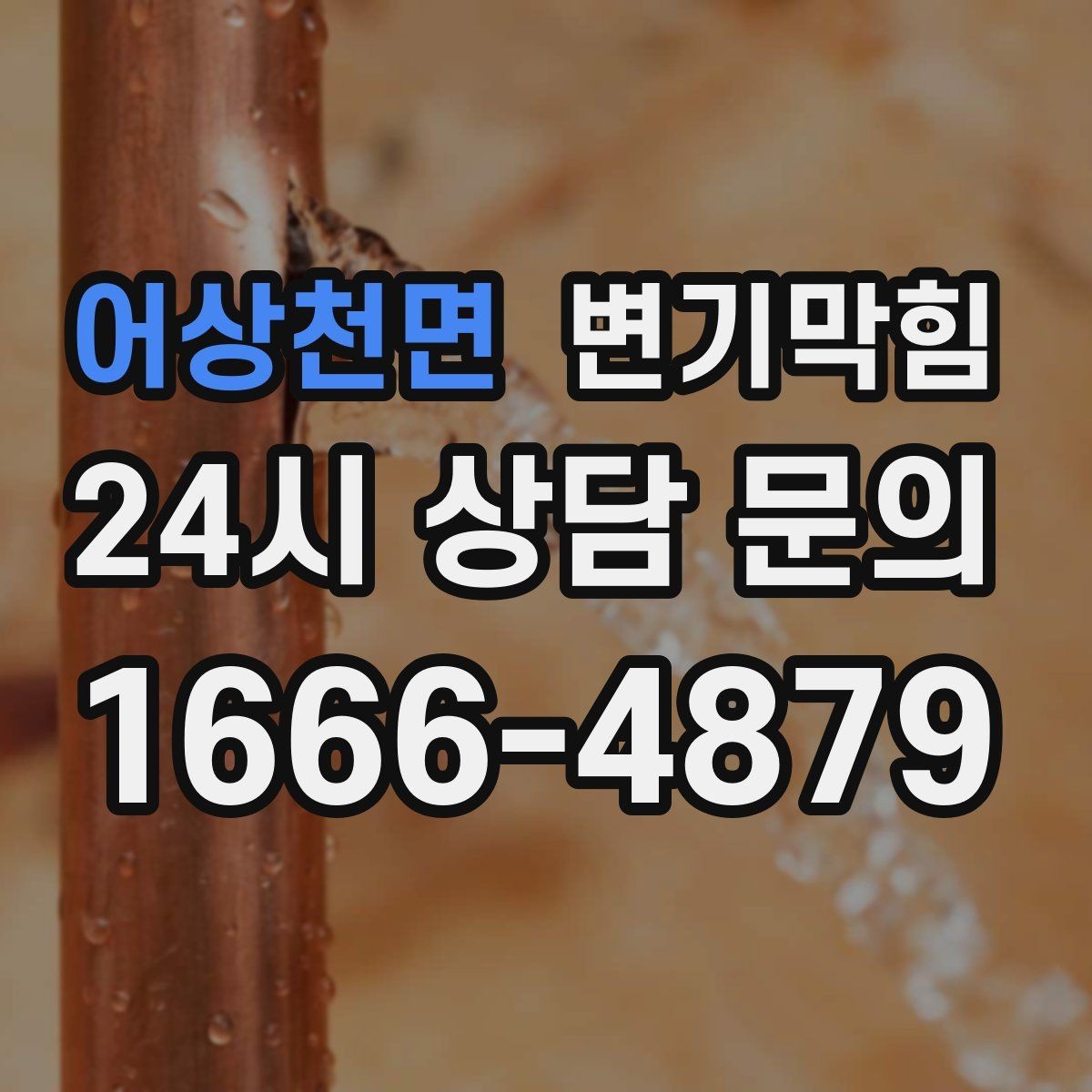 어상천면 변기막힘 변기물이안찰때 트랩 마르기 방지